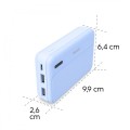 Hama Power pack 10000 mAh 2xUSB-A niebieski