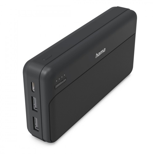 Hama Power pack 20000 mAh 2xUSB-A antracyt