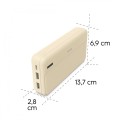 Hama Power pack 20000 mAh 2xUSB-A piaskowy