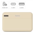 Hama Power pack 10000 mAh 2xUSB-A piaskowy