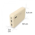 Hama Power pack 10000 mAh 2xUSB-A piaskowy