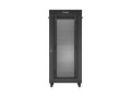 Lanberg Szafa instalacyjna rack stojąca 19 cali 37U 800x800 drzwi perforowane LCD czarna (Flat pack)
