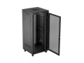 Lanberg Szafa instalacyjna rack stojąca 19 cali 37U 800x800 drzwi perforowane LCD czarna (Flat pack)