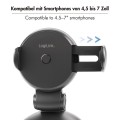 LogiLink Uchwyt samochodowy na smartfona z przyssawką