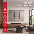 Maclean Uchwyt do TV max 45 kg czarny MC-187