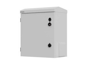 Lanberg Szafa rack wisząca 10 cali hermetyczna IP55 montaż na ścianie/słupie 420x300x500mm szara (złożona)