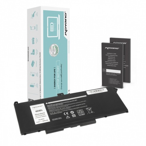 Movano Bateria RJ40G Dell Latitude 5520 5420 Precision 3560 - 3000 mAh (46 Wh)