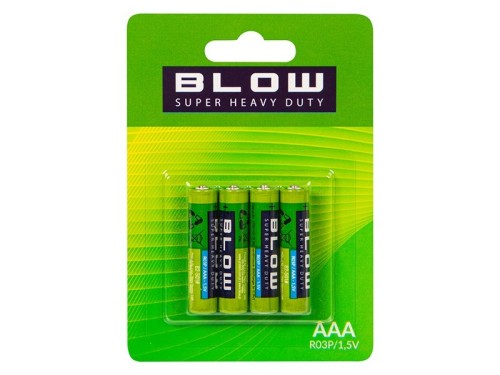 BLOW Bateria AAA R03P Super Heavy Duty blister 4 sztuki