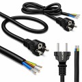 Qoltec Kabel zasilający SCHUKO CEE 7/7 (E/F) | miedź Cu | odizolowany lutowany | 3x1.5mm2 | 1.8m