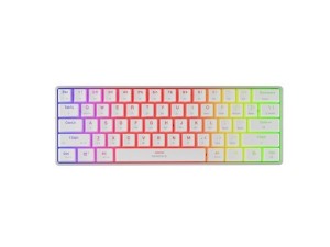 Natec Klawiatura Genesis THOR 660 G2 US RGB biała