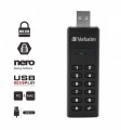 Verbatim Pendrive 64GB Keypad Secure Szyfrowanie AES 256 Bit, klawiatura