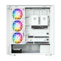 MODECOM Obudowa VOLCANO AQ300 MID RGB GLASS 4 wentylatory biała
