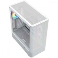 MODECOM Obudowa VOLCANO AQ300 MID RGB GLASS 4 wentylatory biała