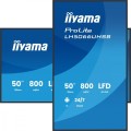 IIYAMA Monitor profesjonalny 50 cali LH5066UHSB-B1AG IPS,4k,800cd,1200:1,Android14,6.5ms   ,2xHDMI, USB-C, RJ45, 2xUSB, 2x10W, WiFi, iiSignage2, 4/32G