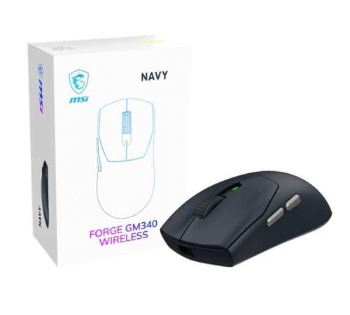 MSI Mysz bezprzewodowa Forge GM340 Granatowa