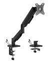 Gembird Ramię biurkowe na jeden monitor z portami USB,          regulowane,  od 17 do 32 cali, obciążenie do 9kg