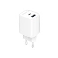 Gembird Ładowarka uniwersalna 1xUSB-C/A QC 3.0 PD 30W biała