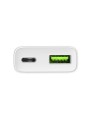 Natec Ładowarka sieciowa slim RiberaGAN 1xUSBC+1xUSB-A 20W