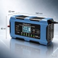 Qoltec Ładowarka 12V 10A | Prostownik z funkcją naprawy | AGM GEL LiFePO4