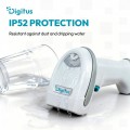 Digitus Zaawansowany czytnik kodów kreskowych przewodowy USB-RJ45 2m, 1D/2D 2m/s, IP52, stojak w zestawie