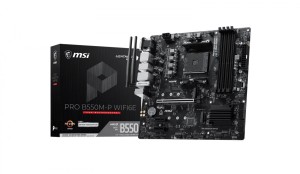 MSI Płyta główna PRO B550M-P WIFI6E AM4 4DDR4 mATX