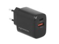 Movano Ładowarka GaN 20W USB-C PD + USB-A (czarna)