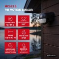 Maclean Czujnik ruchu PIR na podczerwień MCE623 B