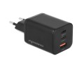 Movano Ładowarka GaN 65W 2x USB-C PD + USB-A (czarna)