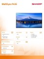 Sharp Monitor MultiSync P436 43 cale UHD 24/7 700cd/m2