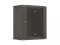 Lanberg Szafa instalacyjna rack wisząca 19 cali 12U 540x350 czarna drzwi przeszklone (flat pack)