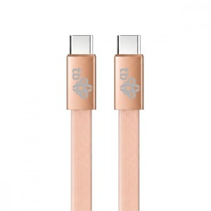TB Kabel USB C - USB C 1m płaski pomarańczowy