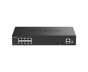 D-Link Przełącznik SMART DGS-1530-10/E 8 portów GE + 2 porty 10G SFP+