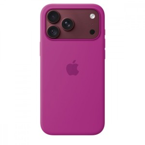 Apple Etui silikonowe z MagSafe do iPhonea 18 Pro Max - magenta