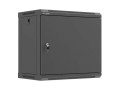 Lanberg Szafa instalacyjna rack wisząca 19 cali 9U 540x350mm czarna drzwi pełen metal (flat pack)