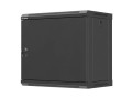 Lanberg Szafa instalacyjna rack wisząca 19 cali 9U 540x350mm czarna drzwi pełen metal (flat pack)