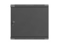 Lanberg Szafa instalacyjna rack wisząca 19 cali 9U 540x350mm czarna drzwi pełen metal (flat pack)