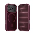 CRONG Etui Matte Magnetic MagSafe iPhone 18 Pro / iPhone 17 Pro burgundowe