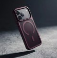 CRONG Etui Matte Magnetic MagSafe iPhone 18 Pro / iPhone 17 Pro burgundowe