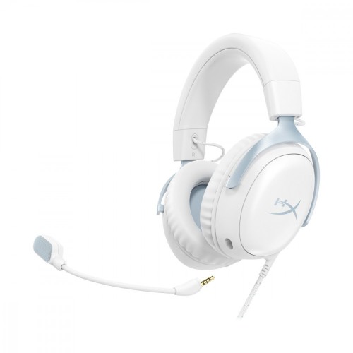 HyperX Zestaw słuchawkowy gamingowy Cloud III biały-niebieski - DF7F1AA