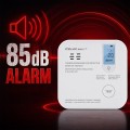 Qoltec Czujnik tlenku węgla (czadu) | detektor CO | TUYA | Wi-Fi | LED