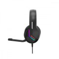 MARVO Słuchawki TACTIC 40 RGB mikrofon wired czarne