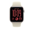 Apple Smartwatch Watch SE 3 GPS, koperta 40mm z aluminium w kolorze księżycowej poświaty, pasek sportowy w kolorze piaskowym - rozmiar M/L