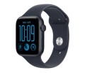 Apple Smartwatch Watch SE 3 GPS, koperta 44mm z aluminium w kolorze północy, pasek sportowy w kolorze granatowym - rozmiar M/L