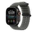 Apple Smartwatch Watch Ultra 4 GPS + Cellular, koperta 49mm z tytanu w kolorze czarnym, pasek Ocean w kolorze półprzezroczystej czerni