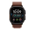 Apple Smartwatch Watch Ultra 4 GPS + Cellular, koperta 49mm z tytanu w kolorze czarnym, opaska Alpine w kolorze burgunda - rozmiar M