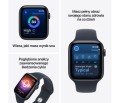 Apple Smartwatch Watch SE 3 GPS + Cellular, koperta 40mm z aluminium w kolorze północy, pasek sportowy w kolorze granatowym - rozmiar S/M