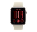 Apple Smartwatch Watch SE 3 GPS + Cellular, koperta 44mm z aluminium w kolorze księżycowej poświaty, pasek sportowy w kolorze piaskowym - rozmiar S/M