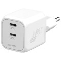 4smarts Ładowarka sieciowa 45W PD SiC Dual biała