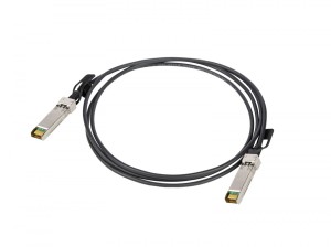 Lanberg Kabel DAC SFP+ 1m czarny 10Gb/s