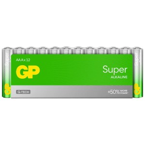 GP Battery Baterie alkaliczne LR03/AAA super alkaline shrink 12szt.